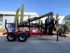  Remorque forestiere CMS BP135 avec grue 745 PRO roues