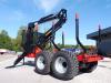 Remorque forestiere CMS BP160 SP avec grue 855 eclairage
