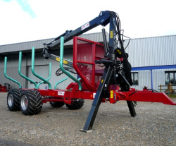 Remorque Grue Forestiere CMS BP135