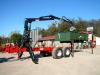 Remorque forestiere CMS BP160 benne