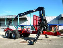Remorque grue forestière CMS BP160
