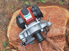 Treuil forestier portable winch à corde : matériel forestier cms